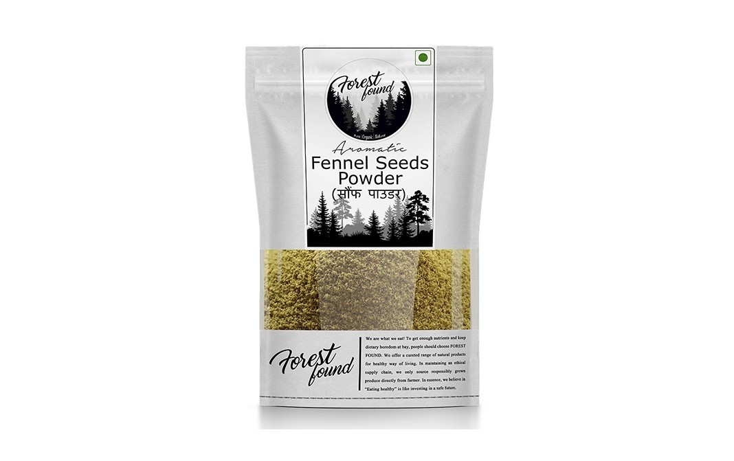 Forest Found Aromatic Fennel Seeds Powder    Pack  900 grams